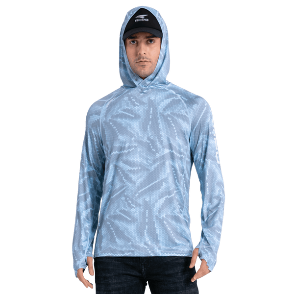 Performance Cooling Hoodie - Full Print - Sky Blue