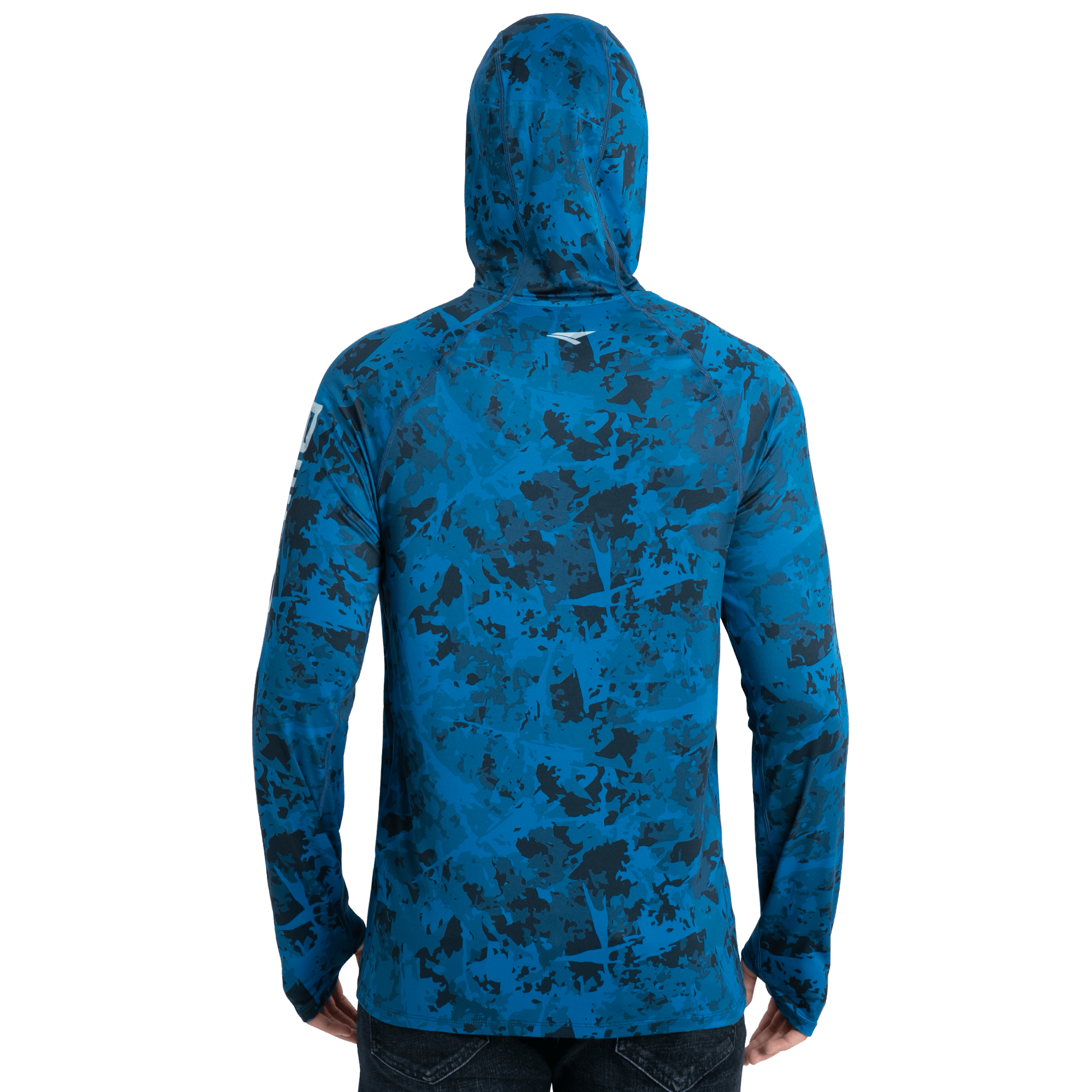 Performance Cooling Hoodie - Full Print - Blue