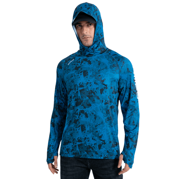 Performance Cooling Hoodie - Full Print - Blue