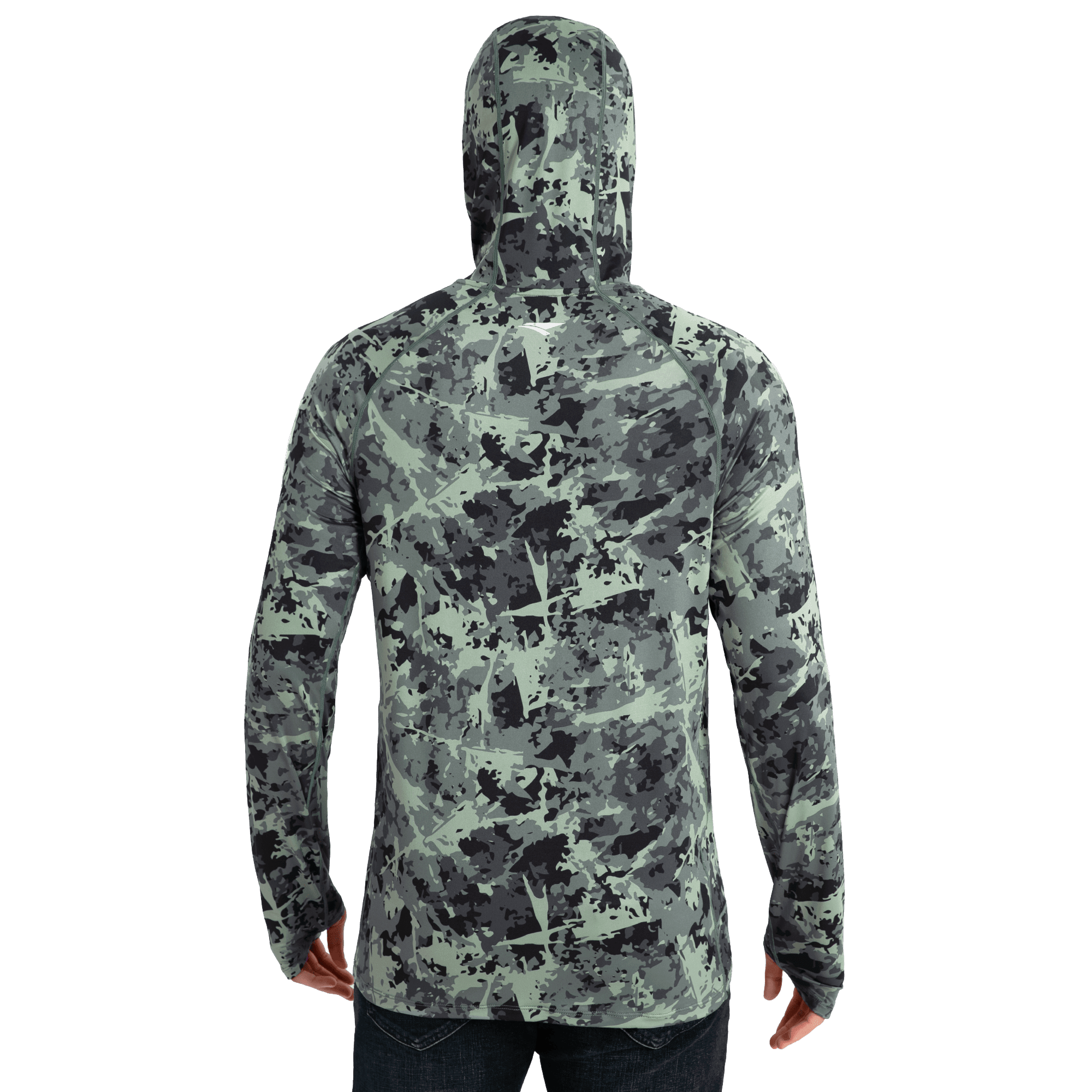 Performance Cooling Hoodie - Full Print - Light Green