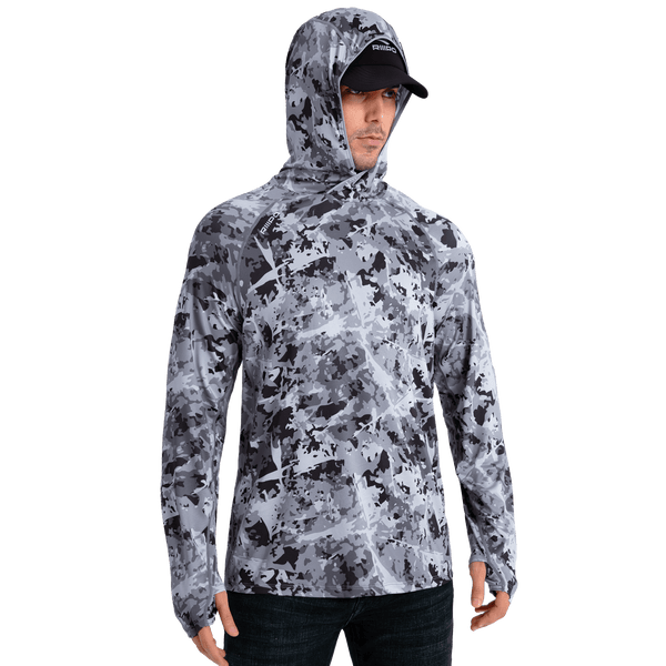 Performance Cooling Hoodie - Full Print - Dark Grey