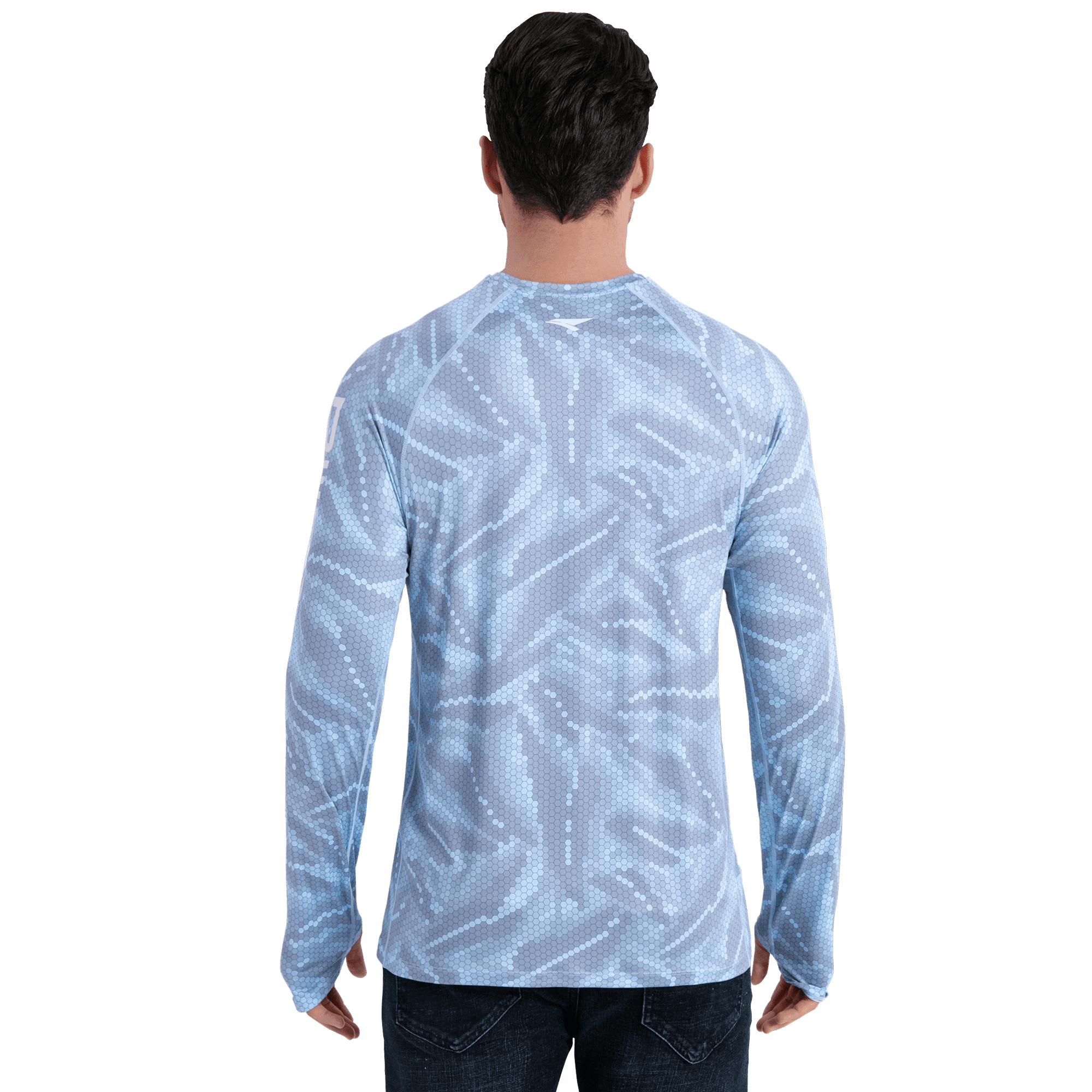 Performance Sun Protection Shirt - Full Print - Sky Blue