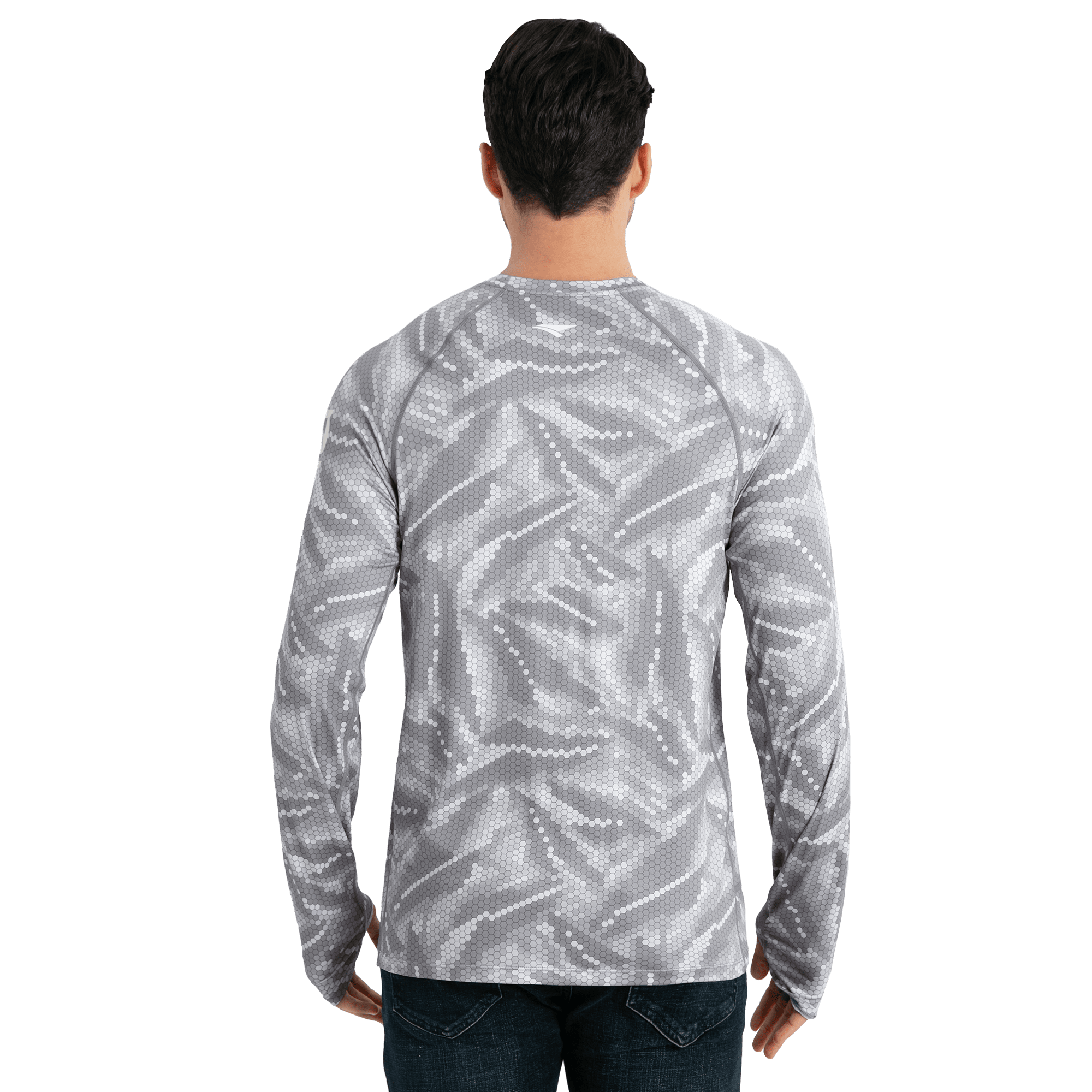 Performance Sun Protection Shirt - Full Print - Light Grey