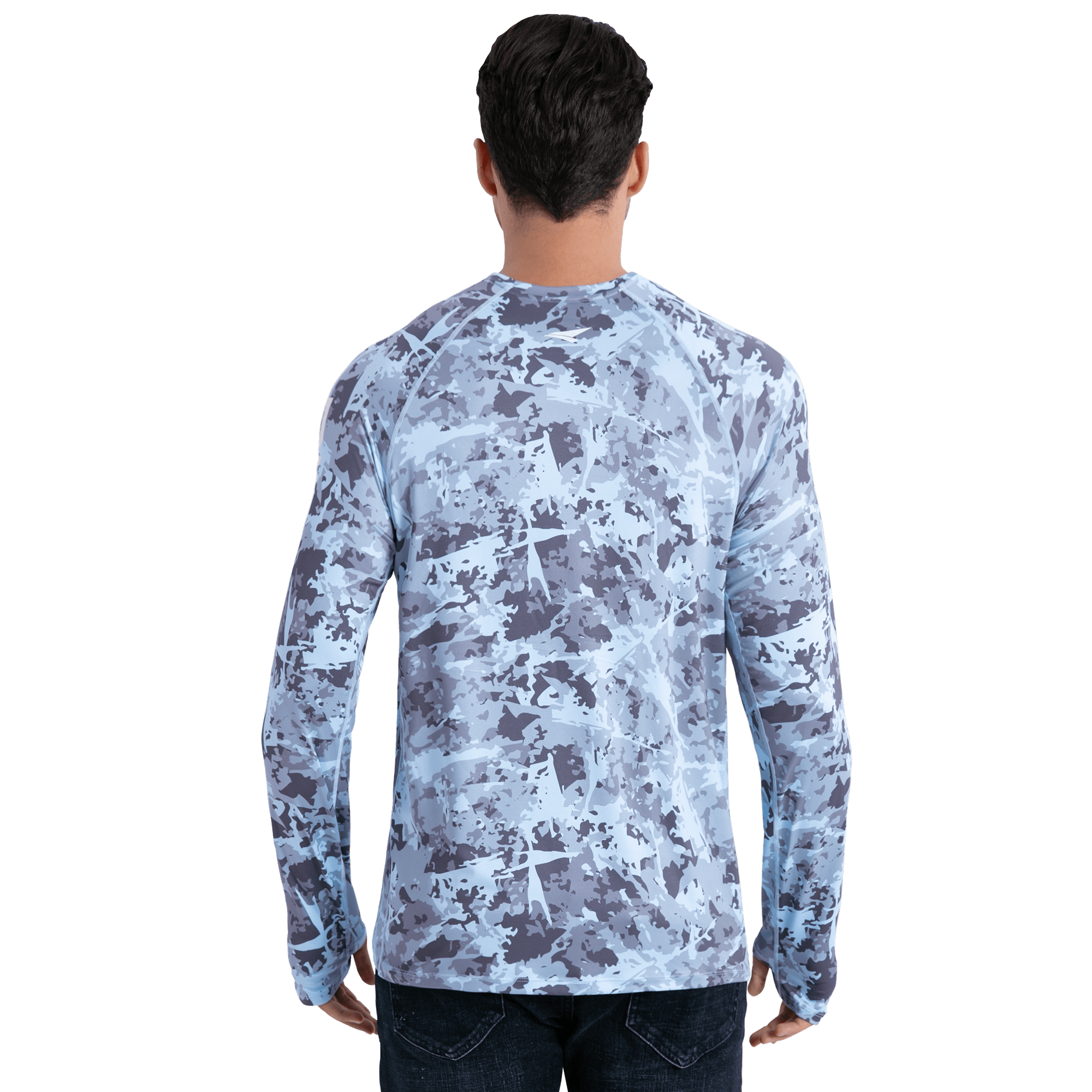 Performance Sun Protection Shirt - Full Print - Sky Blue