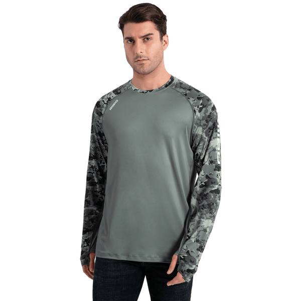 Performance Sun Protection Shirt - Half Print - Light Green