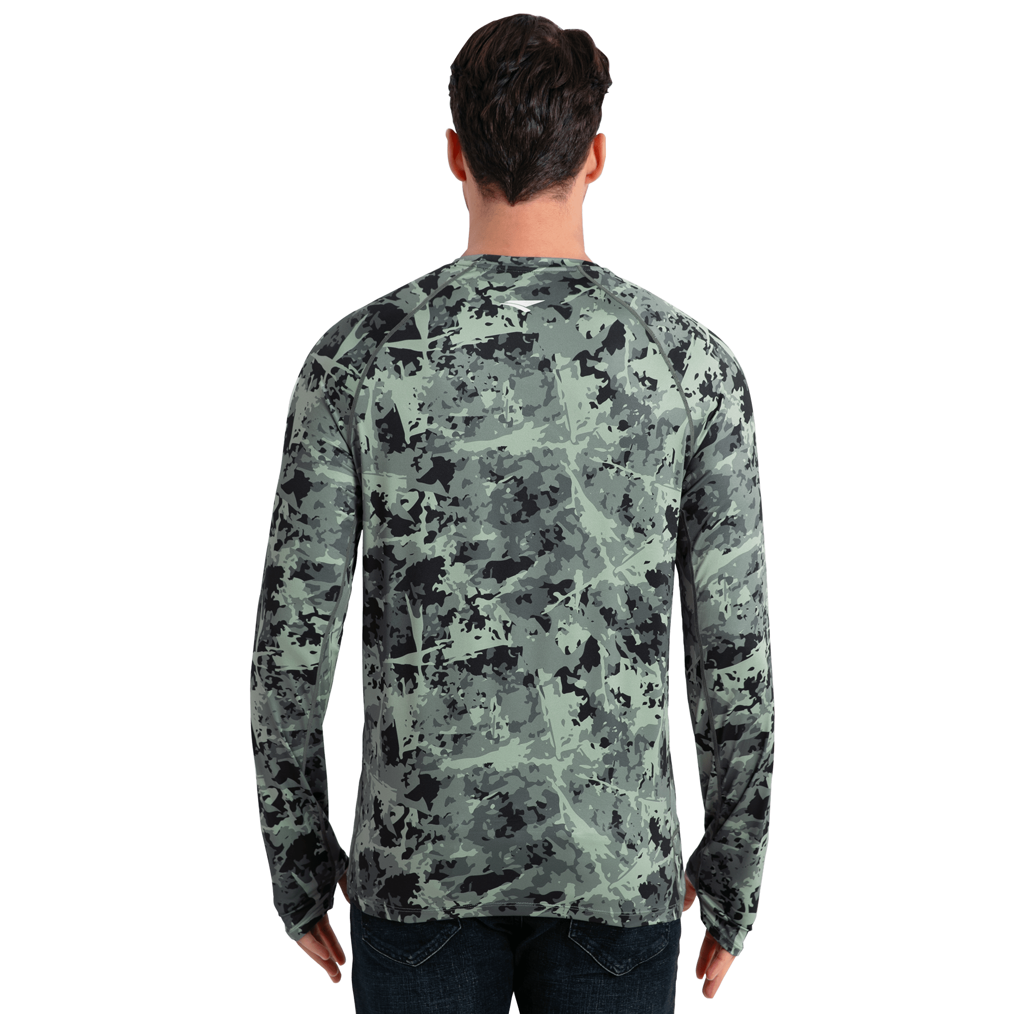 Performance Sun Protection Shirt - Full Print - Light Green